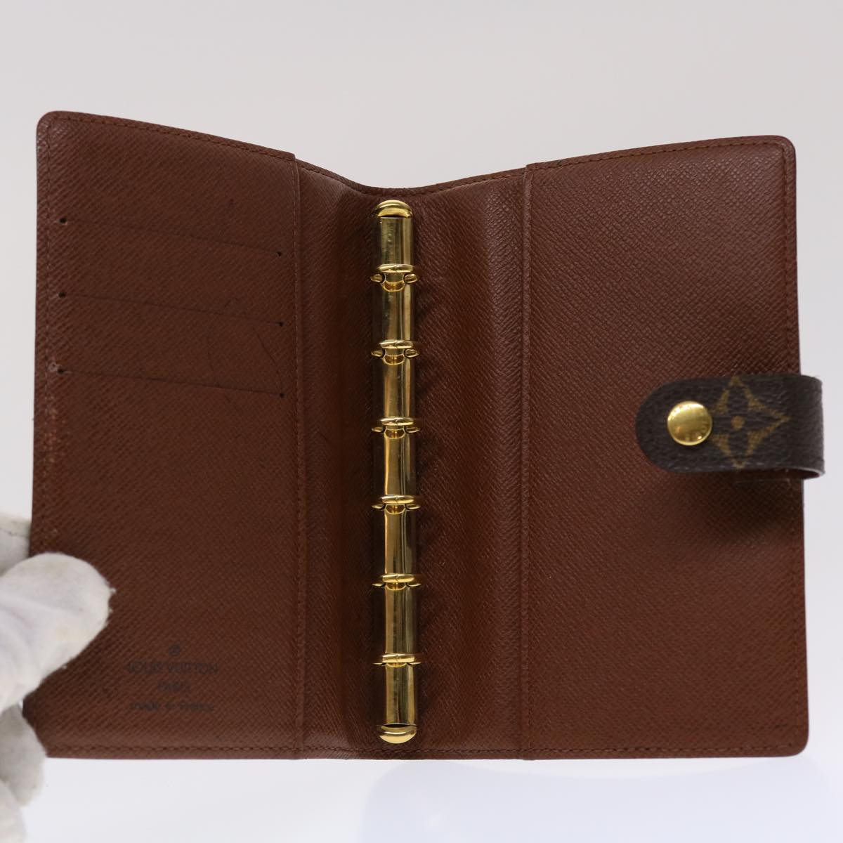 LOUIS VUITTON Monogram Agenda PM Day Planner Cover R20005 LV yk7491