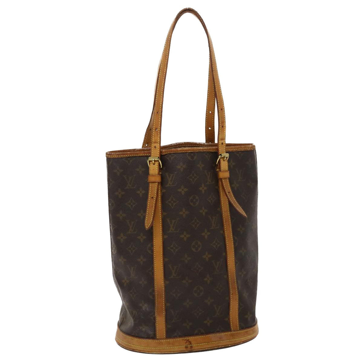 LOUIS VUITTON Monogram Bucket GM Shoulder Bag M42236 LV yk7529B