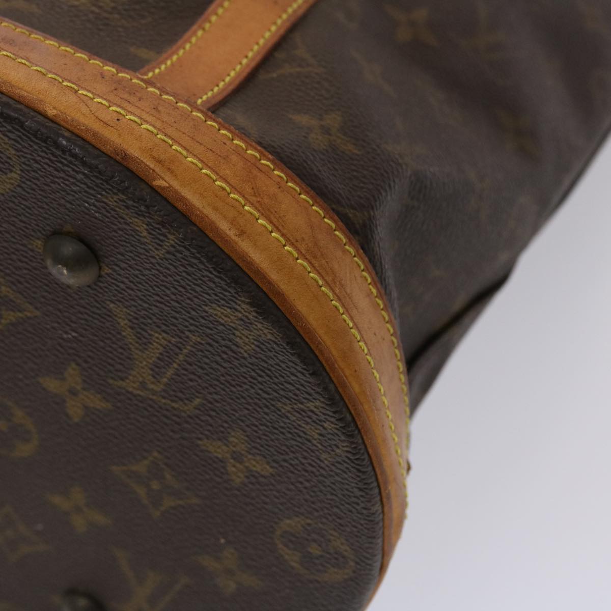 LOUIS VUITTON Monogram Bucket GM Shoulder Bag M42236 LV yk7529B