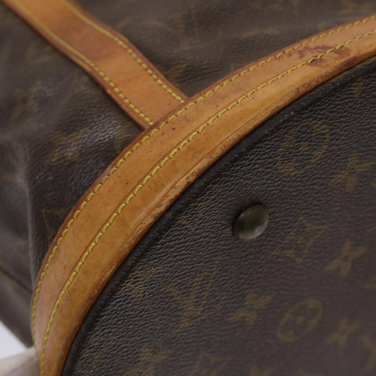 LOUIS VUITTON Monogram Bucket GM Shoulder Bag M42236 LV yk7529B