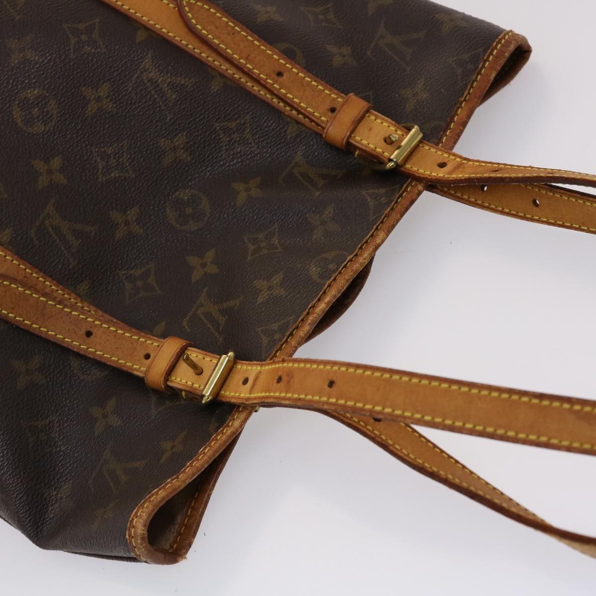 LOUIS VUITTON Monogram Bucket GM Shoulder Bag M42236 LV yk7529B