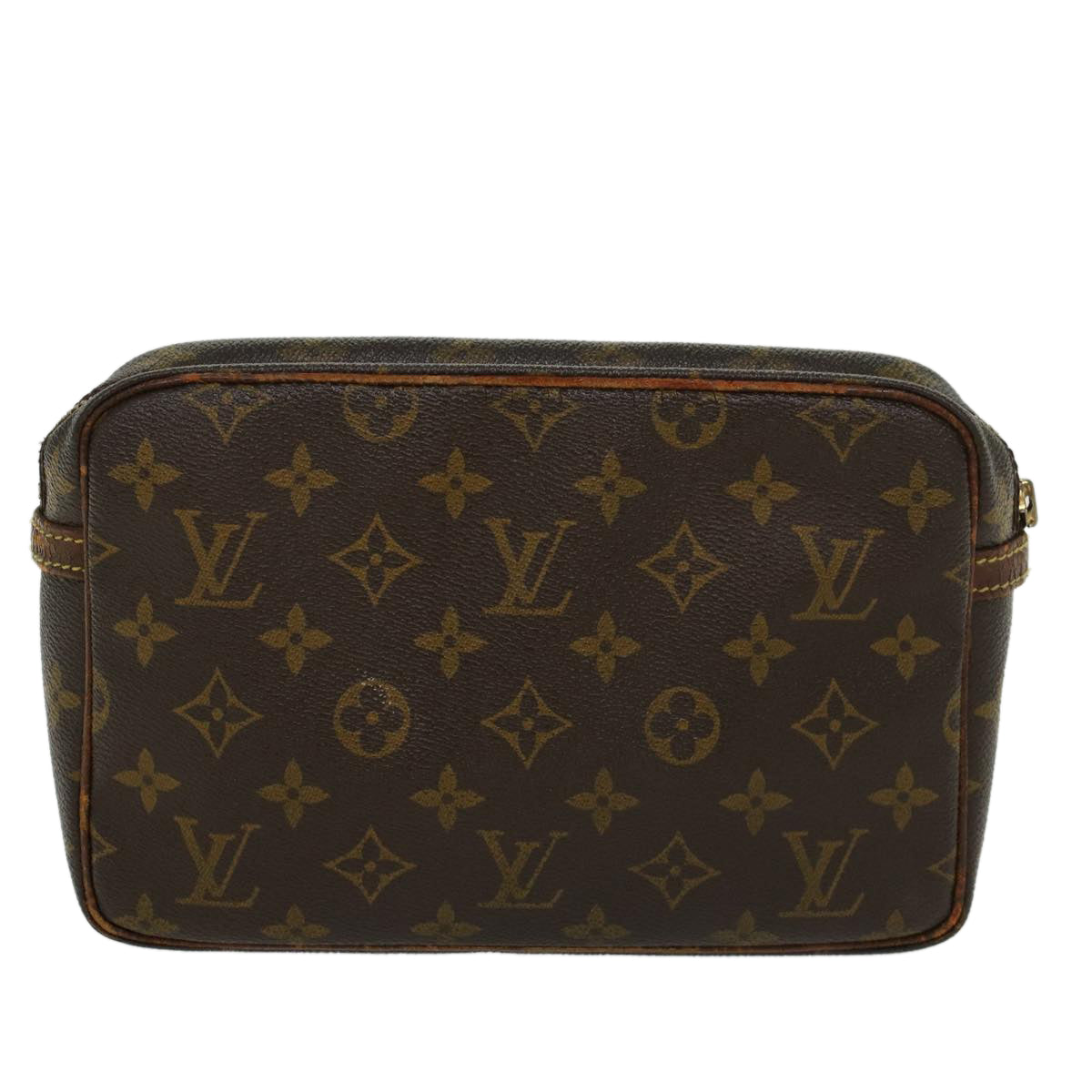 LOUIS VUITTON Monogram Compiegne 23 Clutch Bag M51847 LV yk7531B