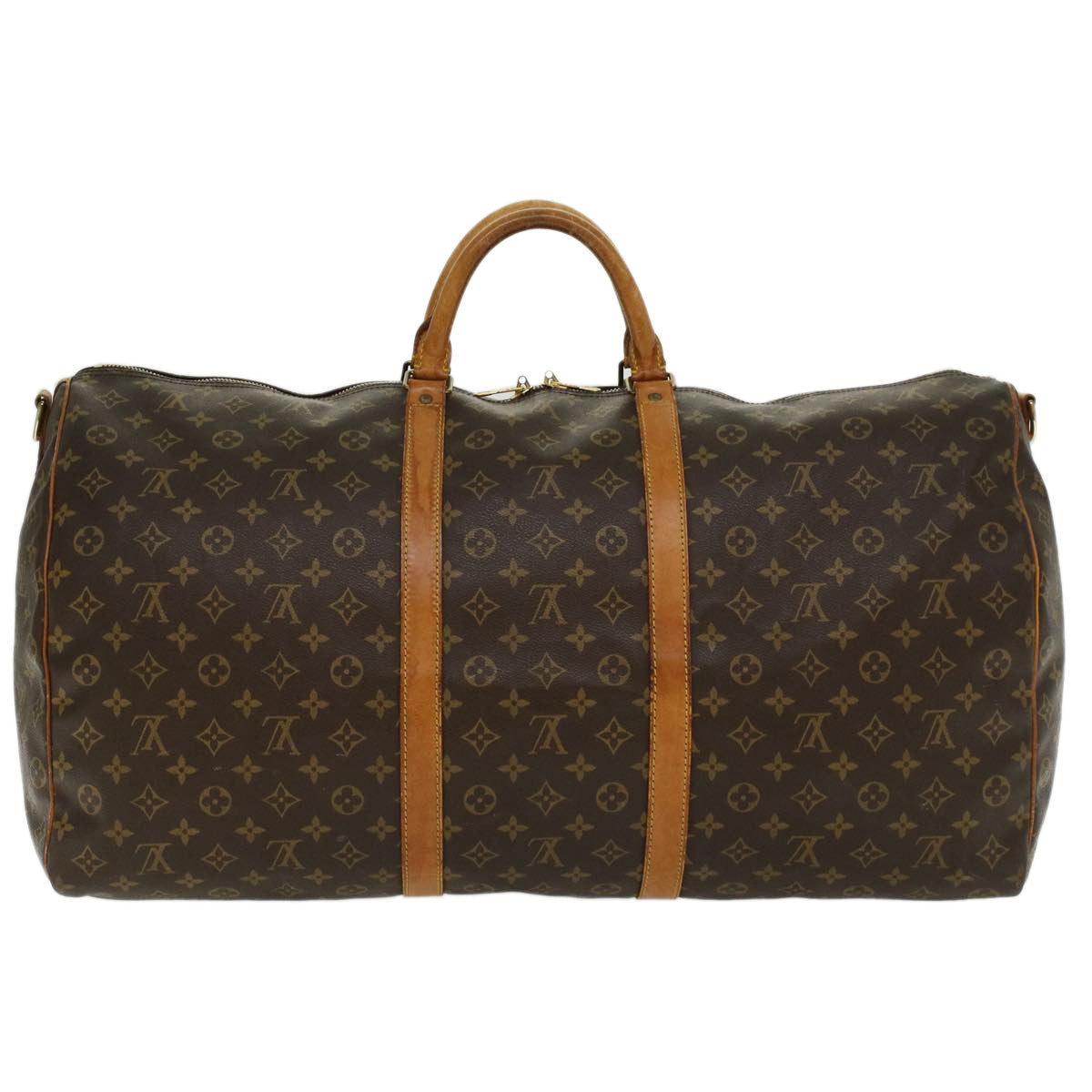 LOUIS VUITTON Monogram Keepall Bandouliere 60 Boston Bag M41412 LV yk7533B