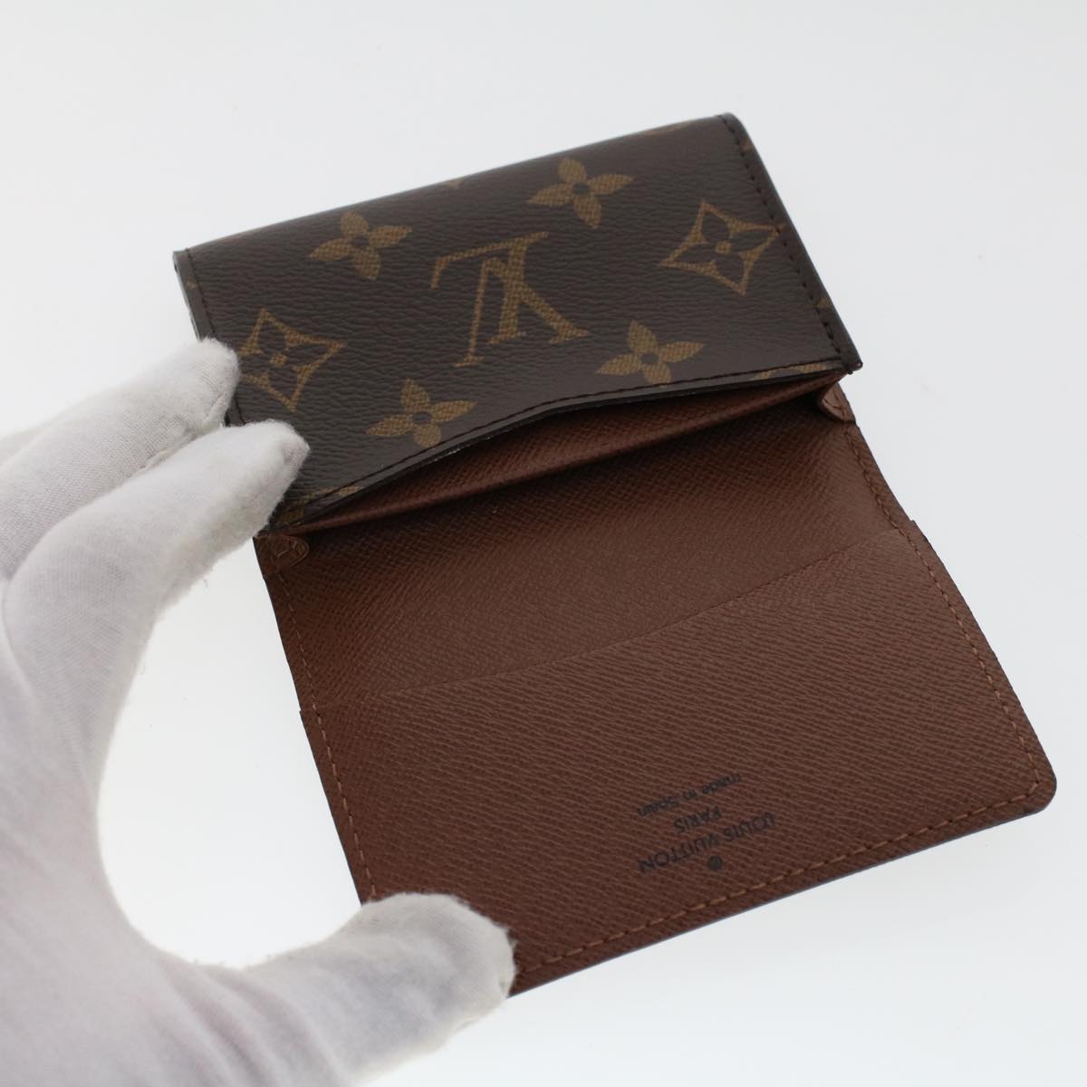 LOUIS VUITTON Monogram Amberop Cartes De Visit Card Case M62920 LV yk7588
