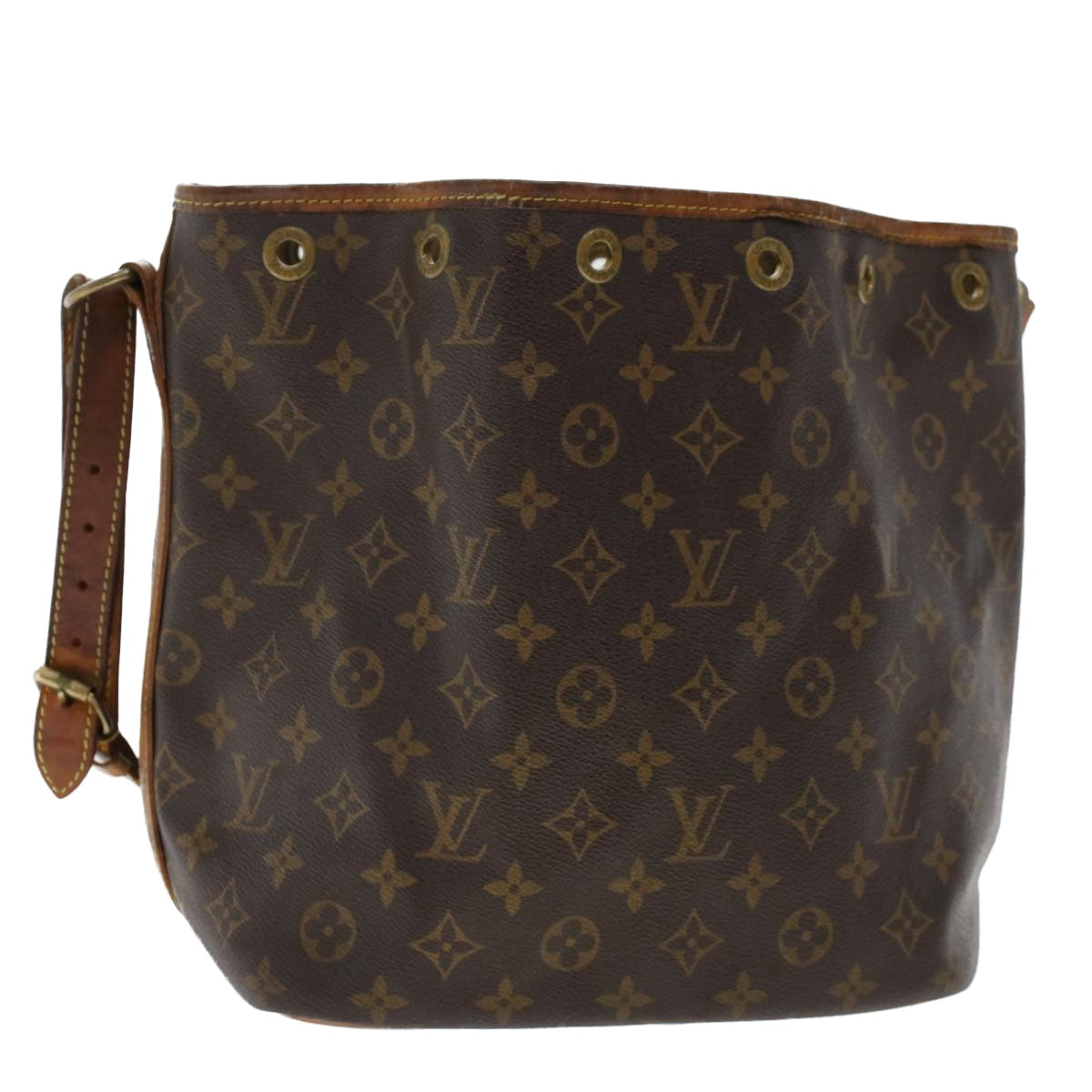 LOUIS VUITTON Monogram Petit Noe Shoulder Bag M42226 LV yk7609