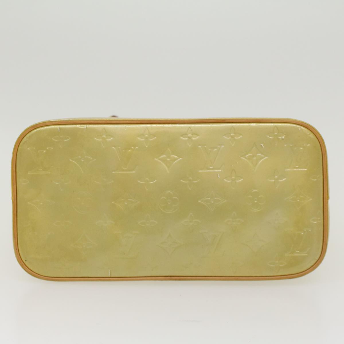 LOUIS VUITTON Monogram Vernis Houston Hand Bag Gris M91053 LV yk7621