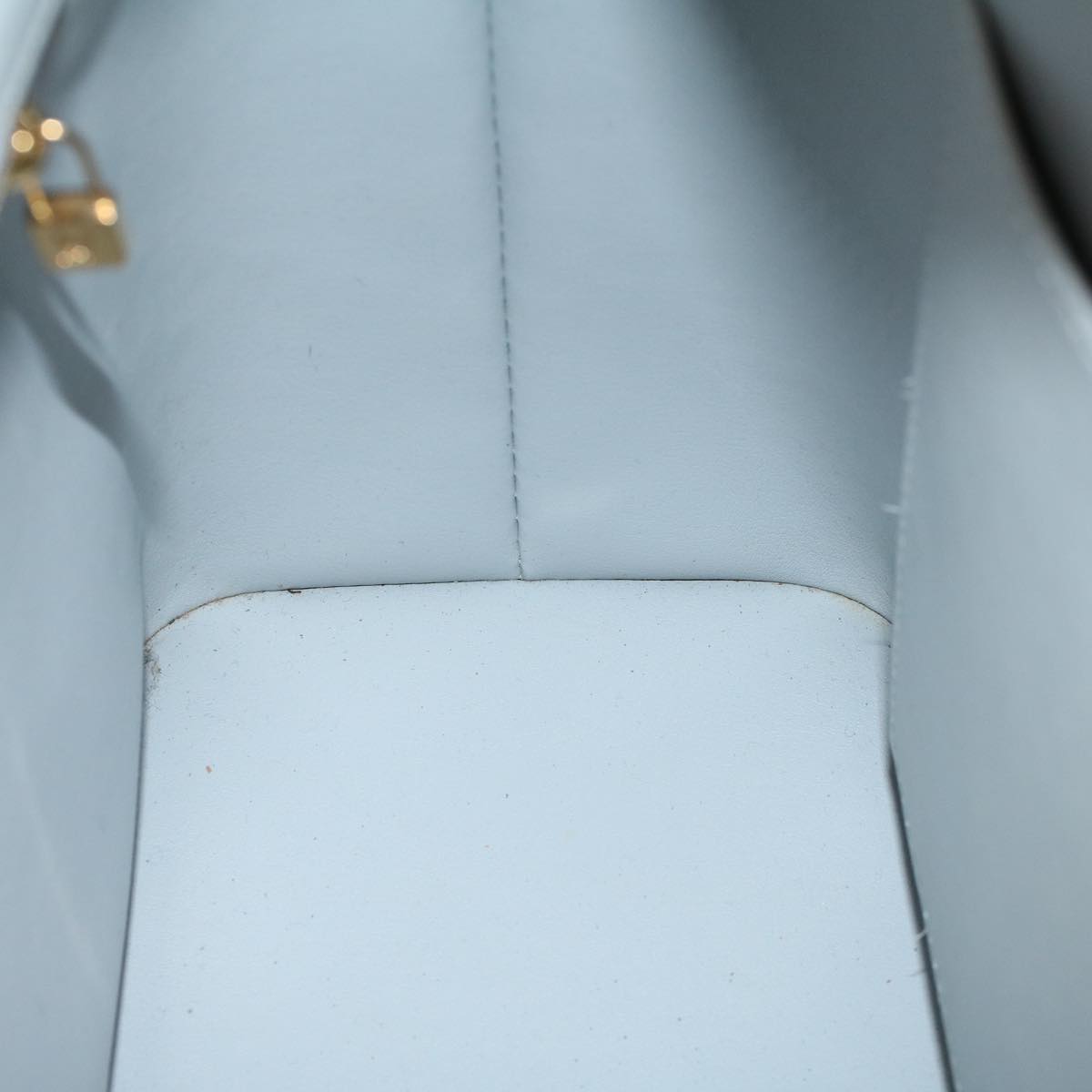LOUIS VUITTON Monogram Vernis Houston Hand Bag Gris M91053 LV yk7621