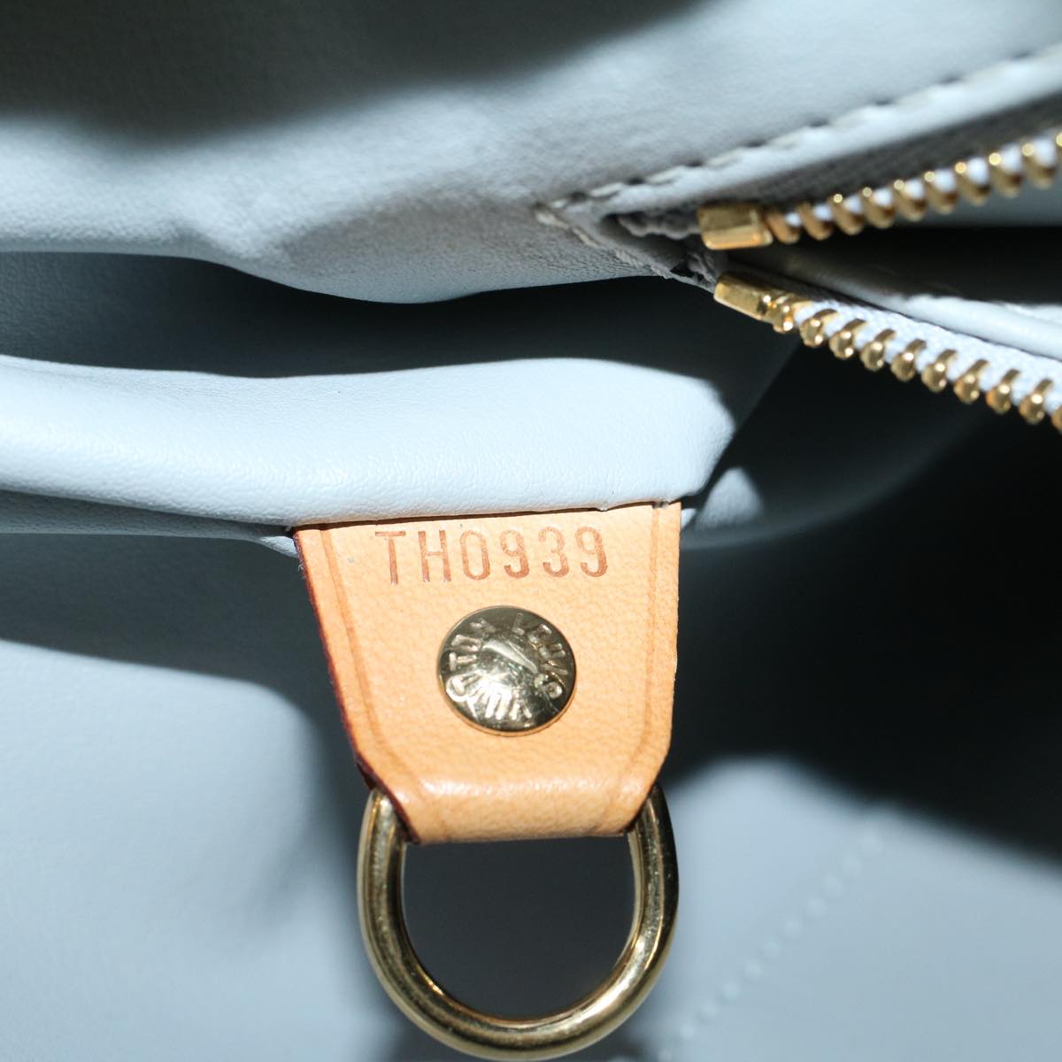 LOUIS VUITTON Monogram Vernis Houston Hand Bag Gris M91053 LV yk7621