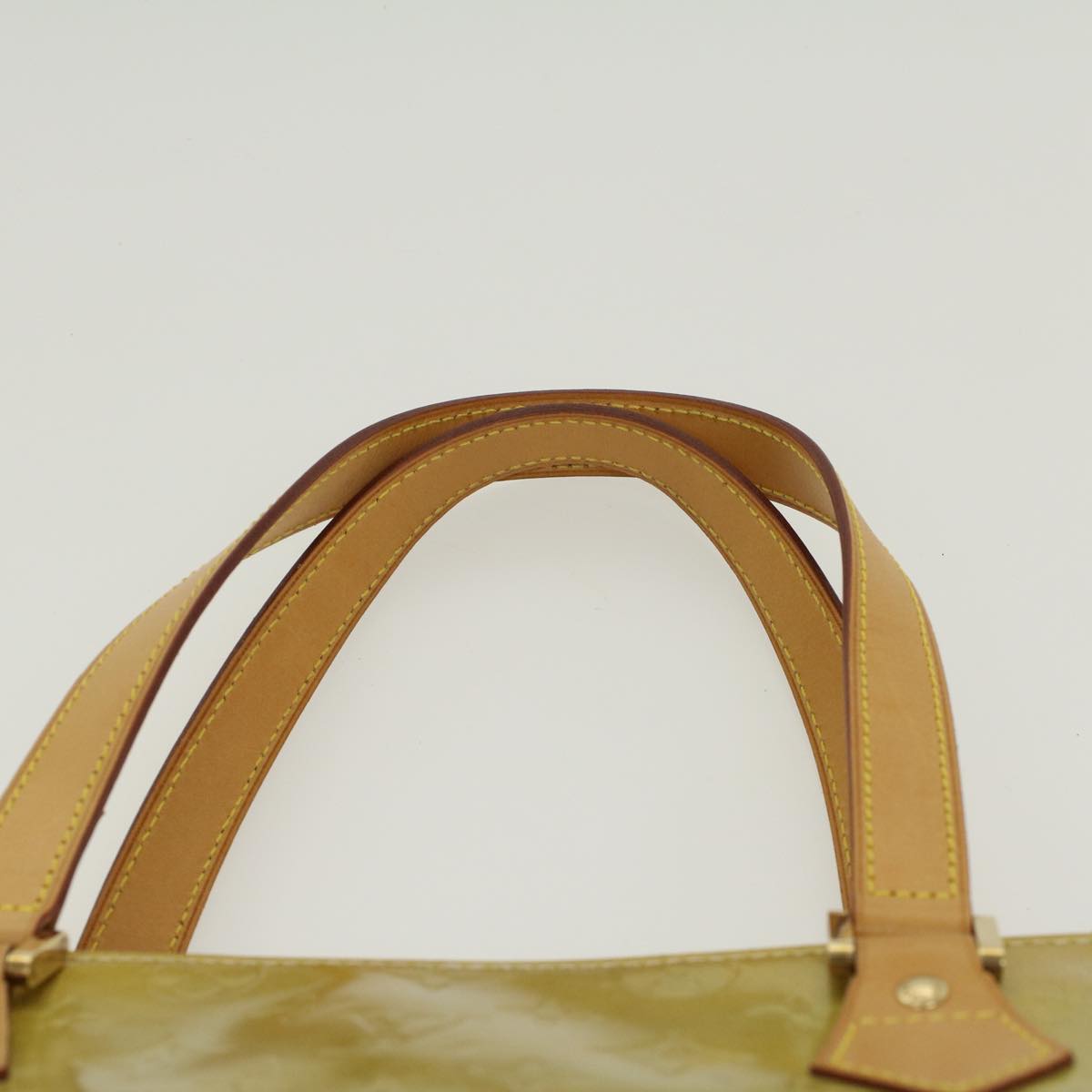 LOUIS VUITTON Monogram Vernis Houston Hand Bag Gris M91053 LV yk7621