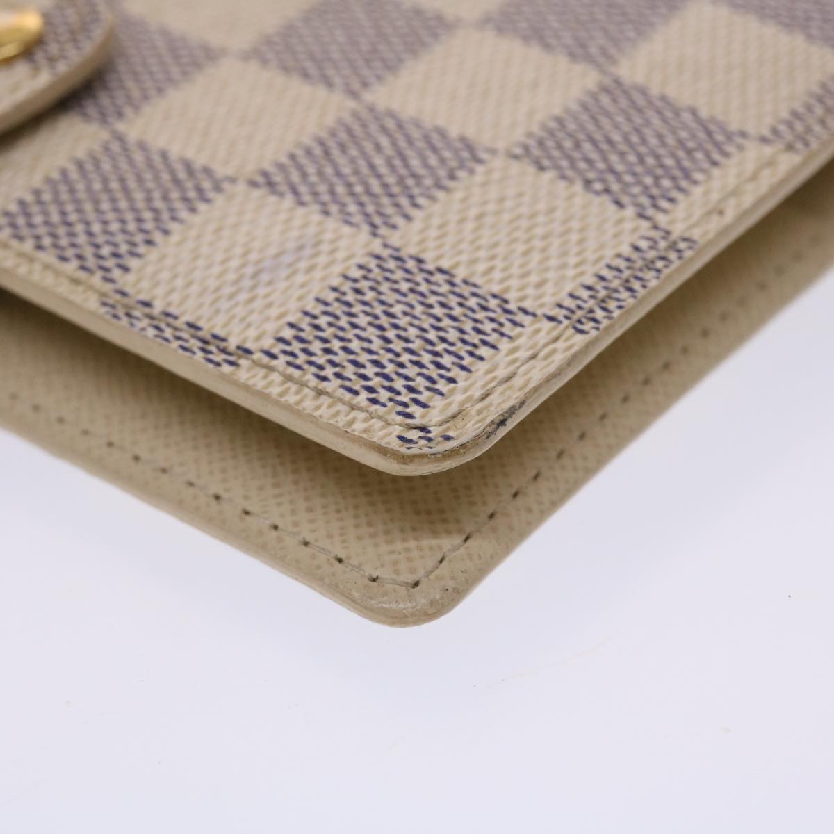 LOUIS VUITTON Damier Azur Agenda PM Day Planner Cover R20706 LV yk7629