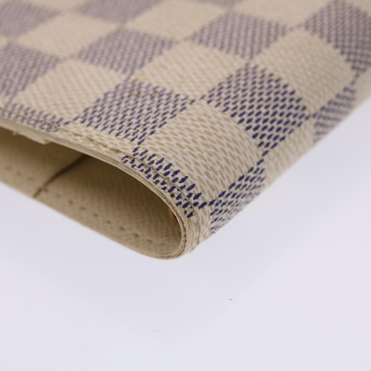 LOUIS VUITTON Damier Azur Agenda PM Day Planner Cover R20706 LV yk7629