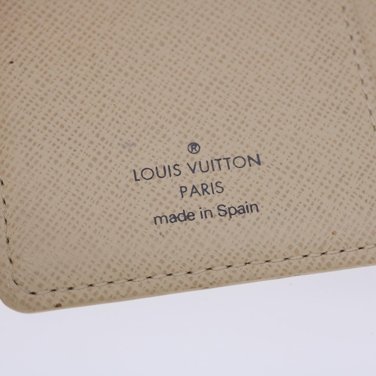 LOUIS VUITTON Damier Azur Agenda PM Day Planner Cover R20706 LV yk7629