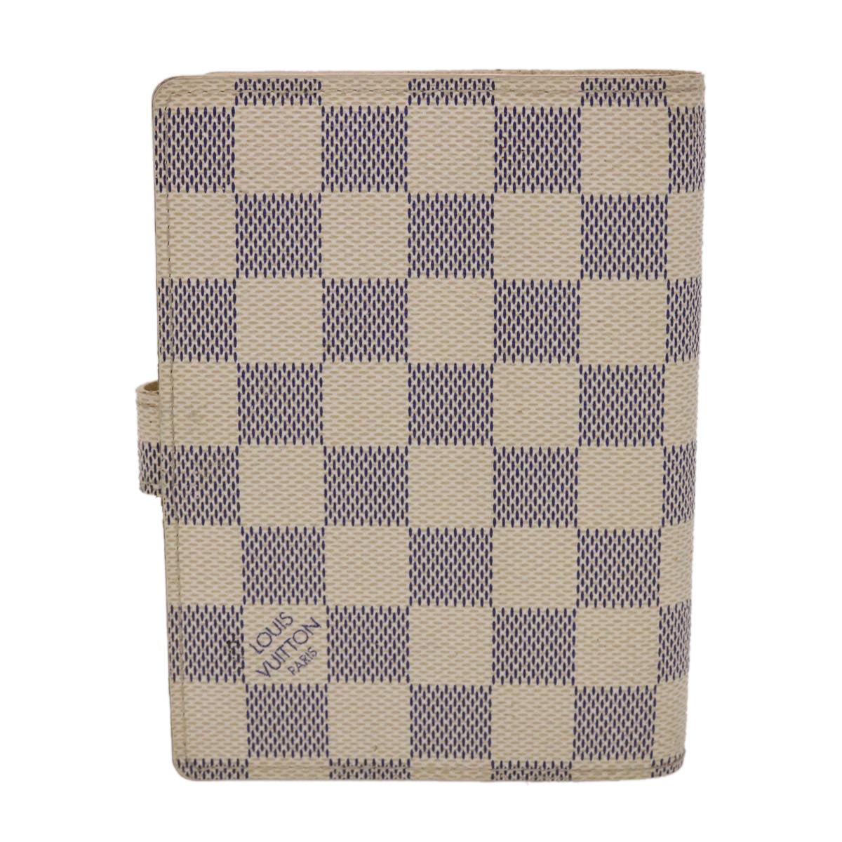 LOUIS VUITTON Damier Azur Agenda PM Day Planner Cover R20706 LV yk7629