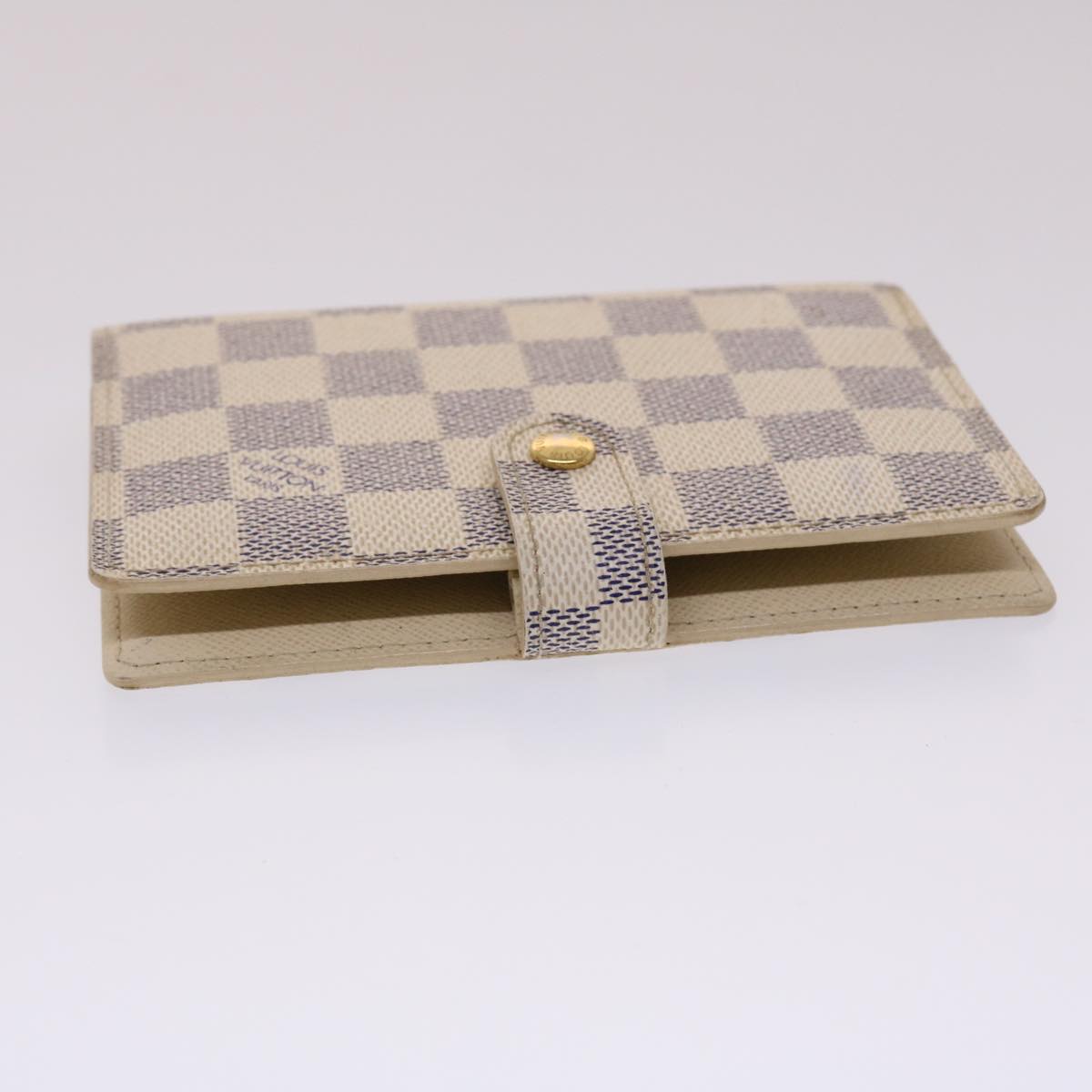 LOUIS VUITTON Damier Azur Agenda PM Day Planner Cover R20706 LV yk7629