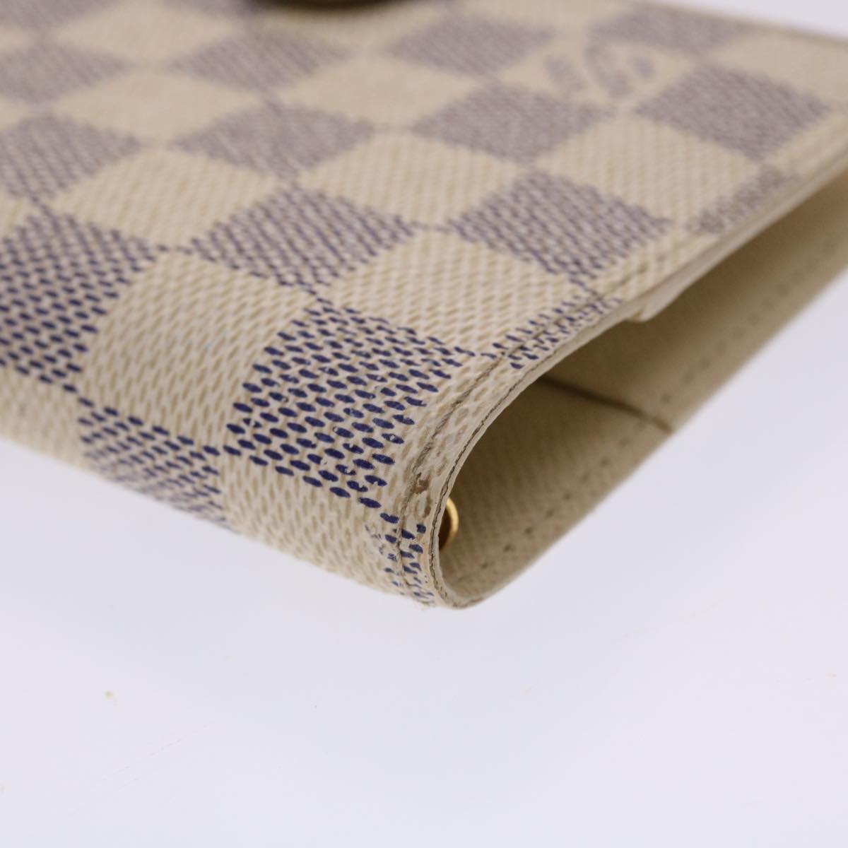 LOUIS VUITTON Damier Azur Agenda PM Day Planner Cover R20706 LV yk7629
