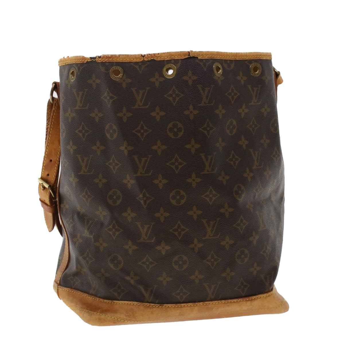 LOUIS VUITTON Monogram Noe Shoulder Bag M42224 LV yk7636