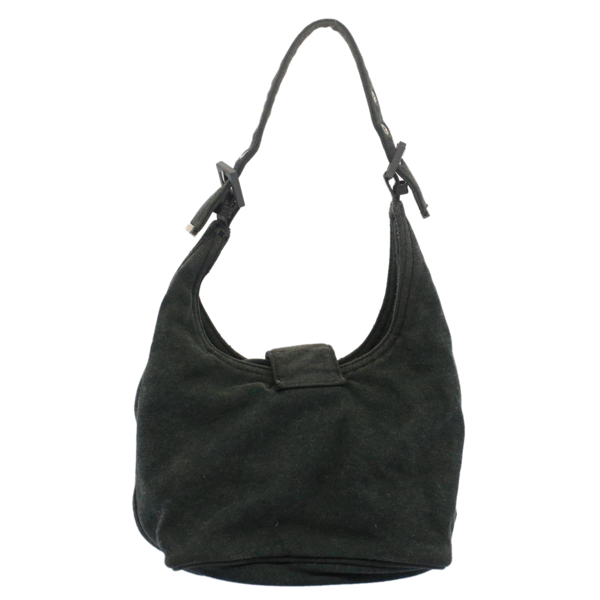 Luxury FendiMamma Baguette Shoulder Bag Cotton Gray 2354 26686 099yk8388B
