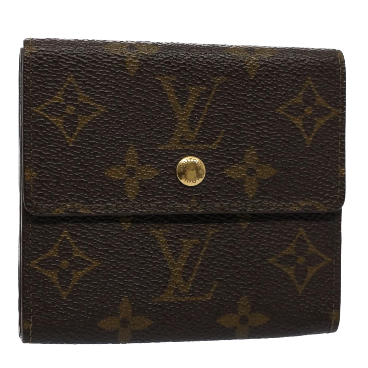 LOUIS VUITTON Monogram Porte Monnaie Bier Cartes Crdit Wallet M61652 yk8504
