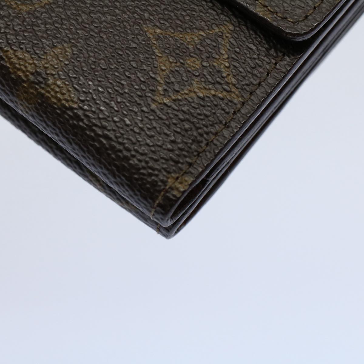 LOUIS VUITTON Monogram Porte Monnaie Bier Cartes Crdit Wallet M61652 yk8504