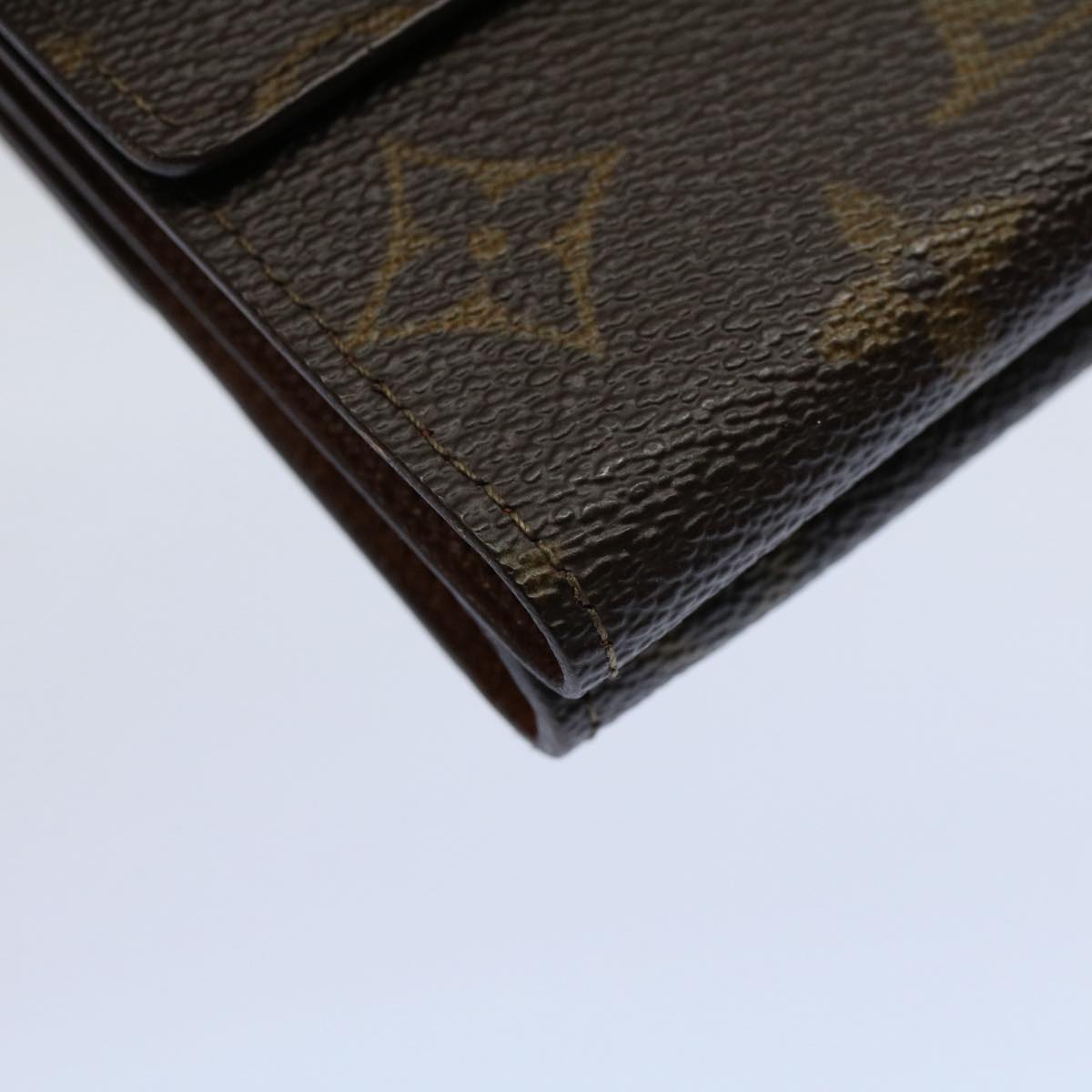 LOUIS VUITTON Monogram Porte Monnaie Bier Cartes Crdit Wallet M61652 yk8504