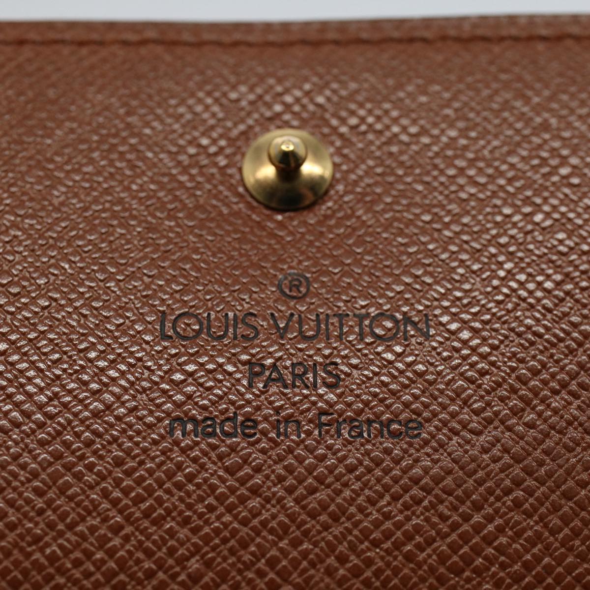 LOUIS VUITTON Monogram Porte Monnaie Bier Cartes Crdit Wallet M61652 yk8504