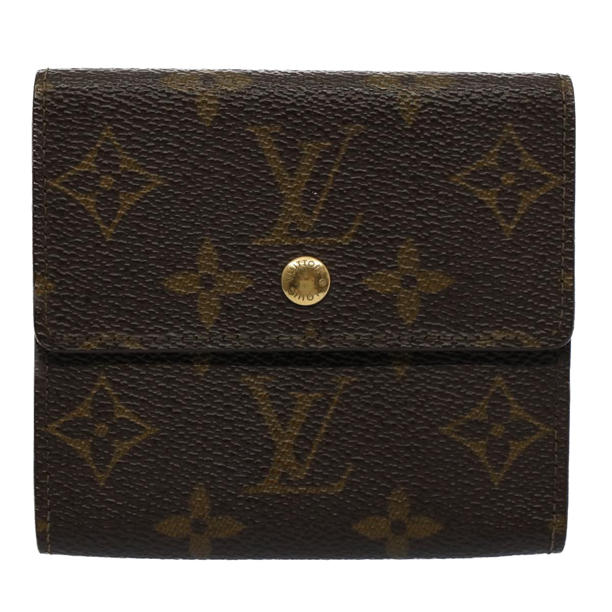 LOUIS VUITTON Monogram Porte Monnaie Bier Cartes Crdit Wallet M61652 yk8504