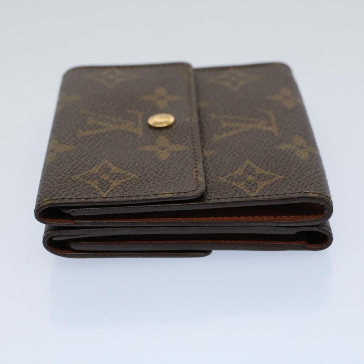 LOUIS VUITTON Monogram Porte Monnaie Bier Cartes Crdit Wallet M61652 yk8504