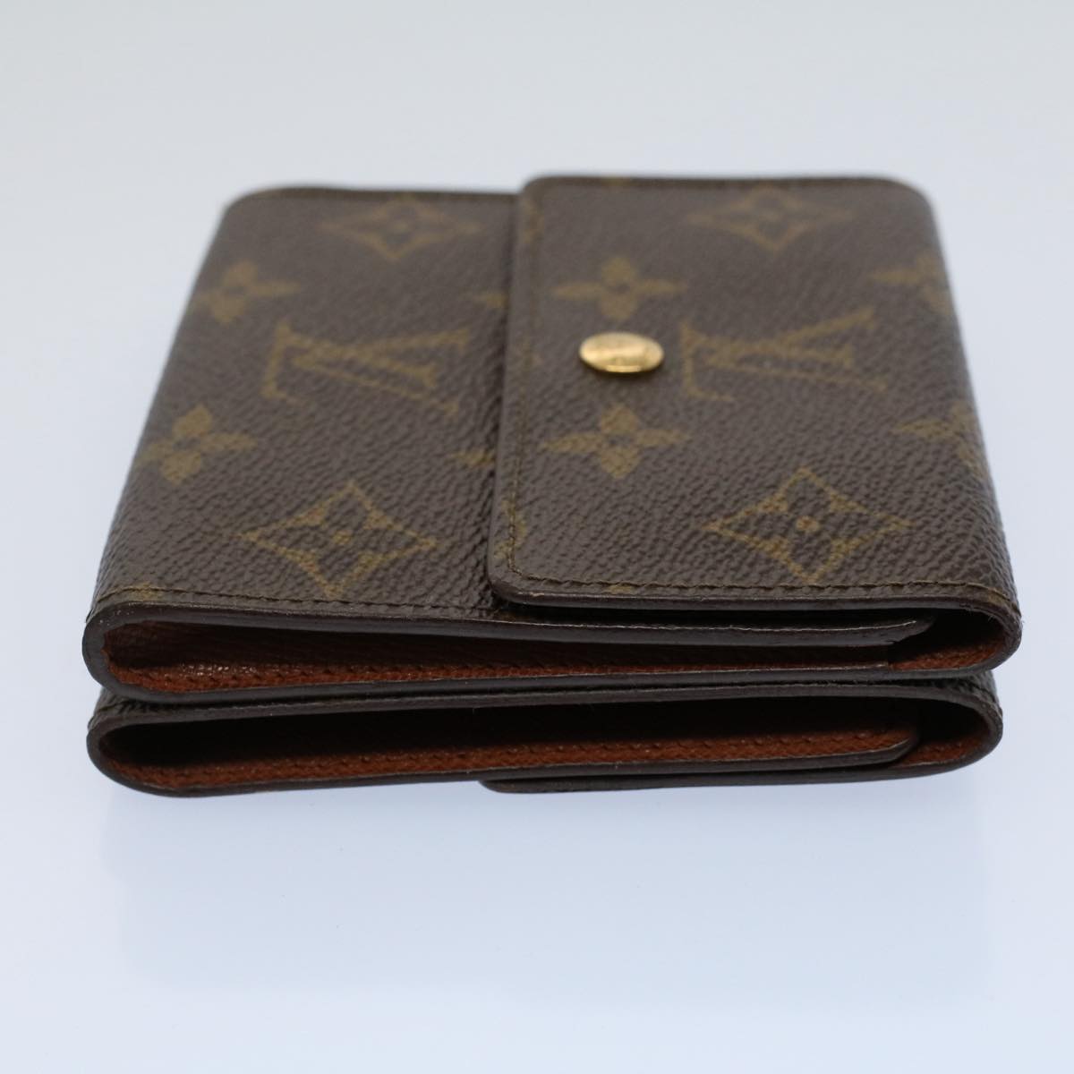 LOUIS VUITTON Monogram Porte Monnaie Bier Cartes Crdit Wallet M61652 yk8504