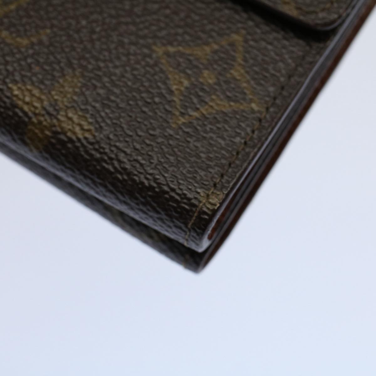 LOUIS VUITTON Monogram Porte Monnaie Bier Cartes Crdit Wallet M61652 yk8504