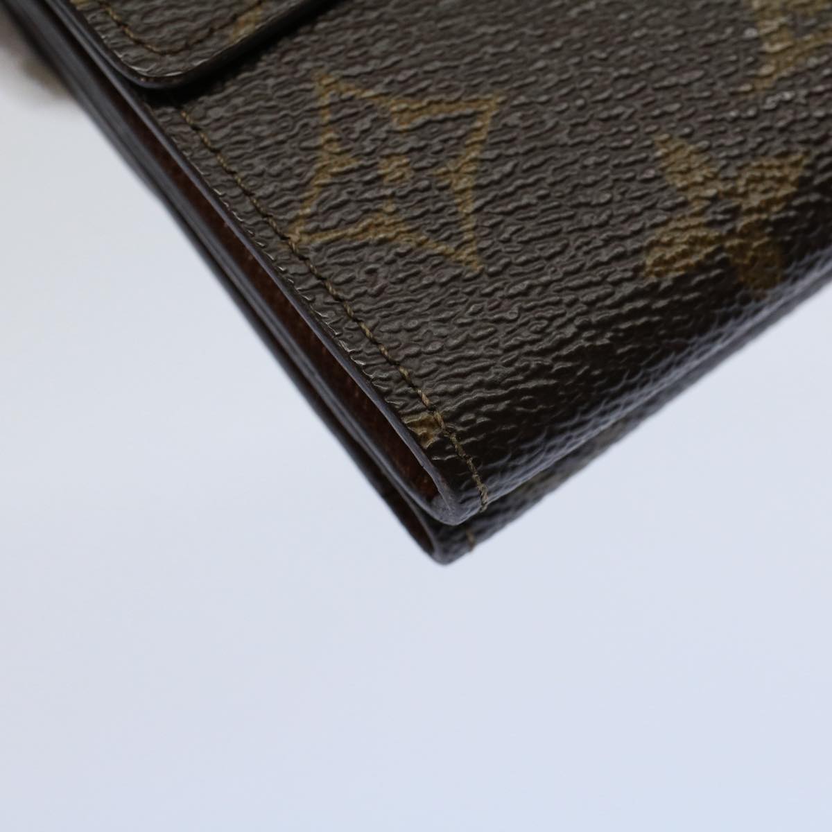 LOUIS VUITTON Monogram Porte Monnaie Bier Cartes Crdit Wallet M61652 yk8504