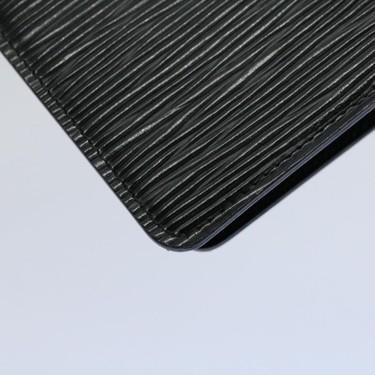 LOUIS VUITTON Epi Agenda MM Day Planner Cover New Model Black R20042 yk8508