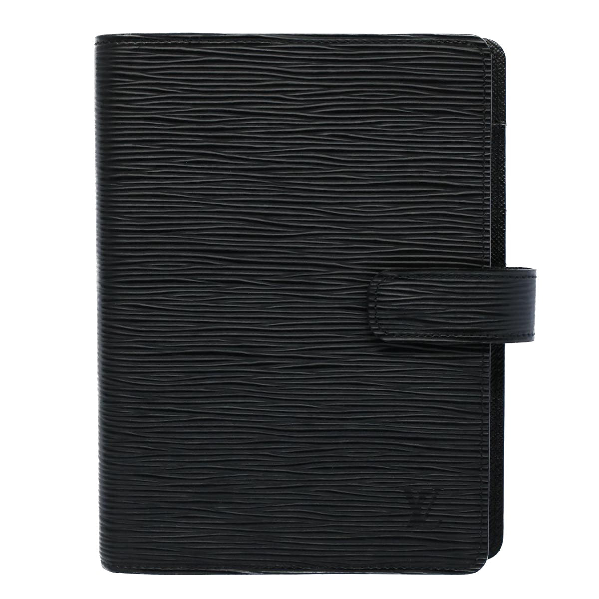 LOUIS VUITTON Epi Agenda MM Day Planner Cover New Model Black R20042 yk8508
