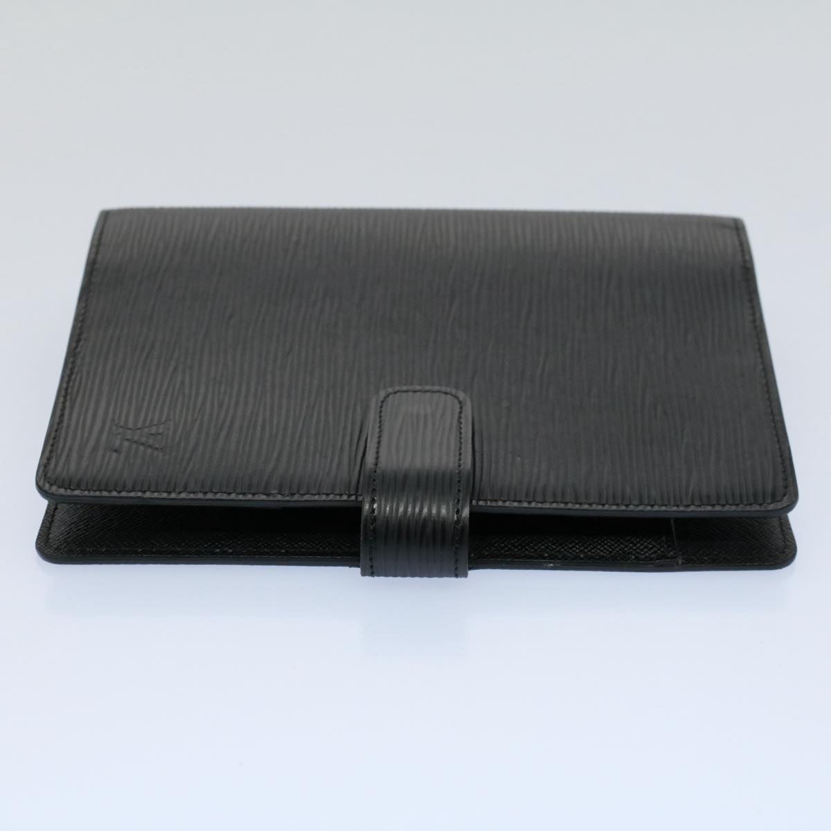 LOUIS VUITTON Epi Agenda MM Day Planner Cover New Model Black R20042 yk8508