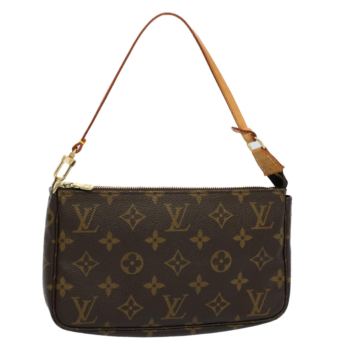 LOUIS VUITTON Monogram Pochette Accessoires Pouch M51980 LV yk8516
