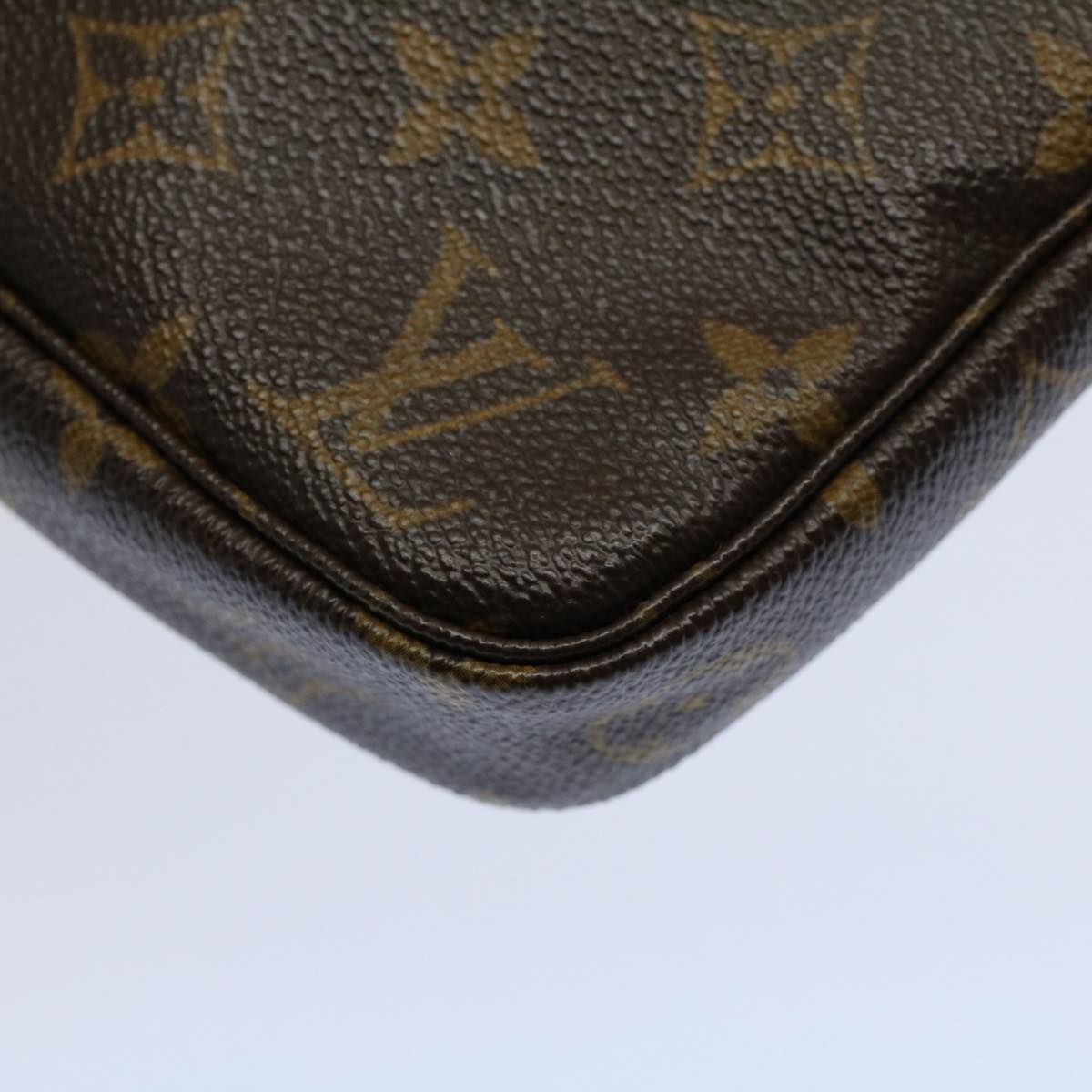 LOUIS VUITTON Monogram Pochette Accessoires Pouch M51980 LV yk8516