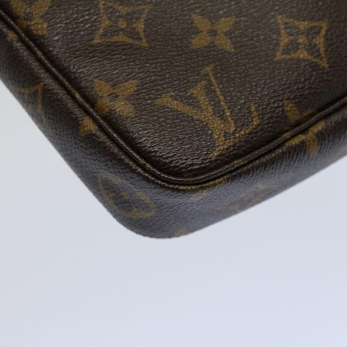 LOUIS VUITTON Monogram Pochette Accessoires Pouch M51980 LV yk8516