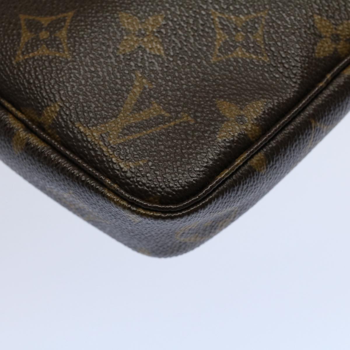 LOUIS VUITTON Monogram Pochette Accessoires Pouch M51980 LV yk8516