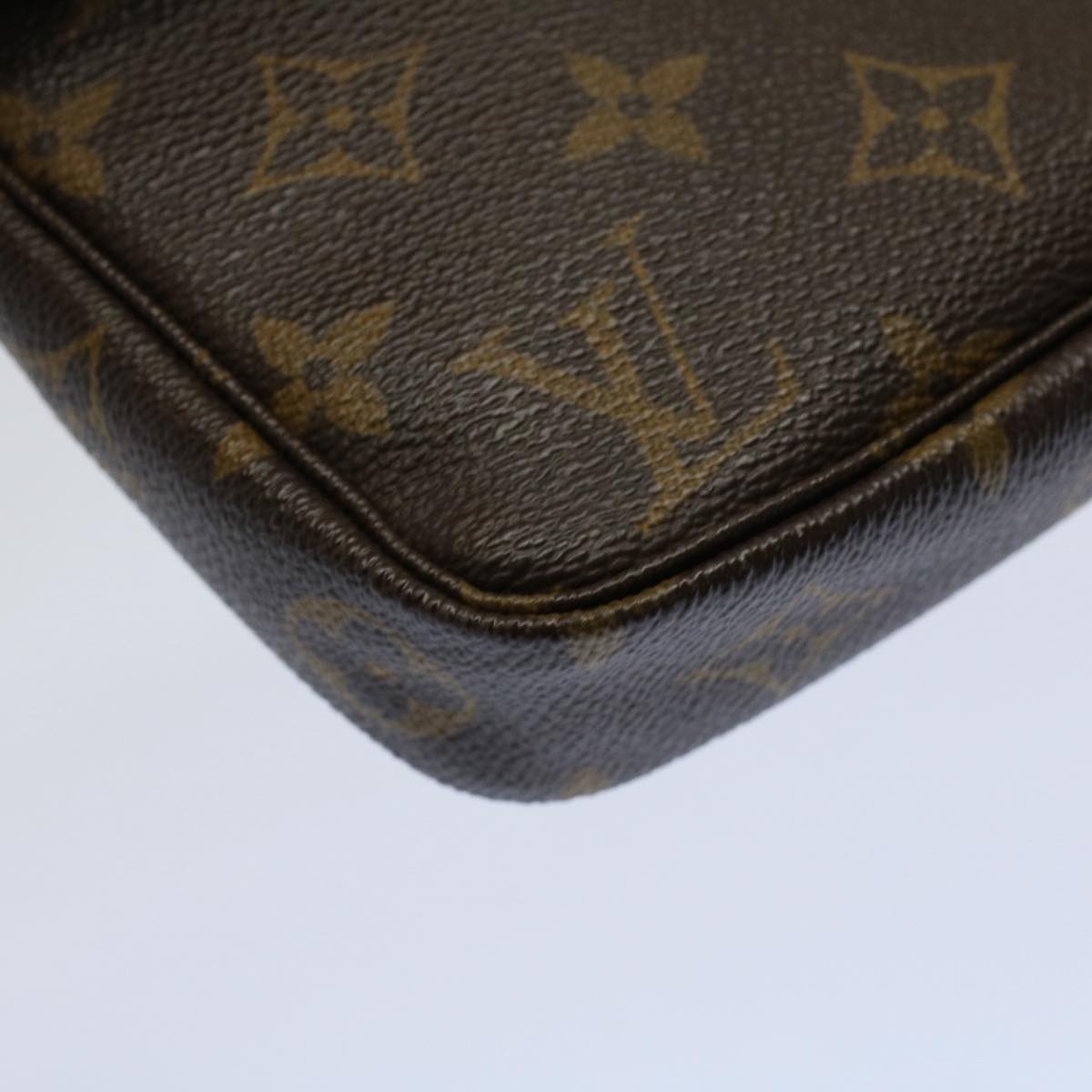 LOUIS VUITTON Monogram Pochette Accessoires Pouch M51980 LV yk8516