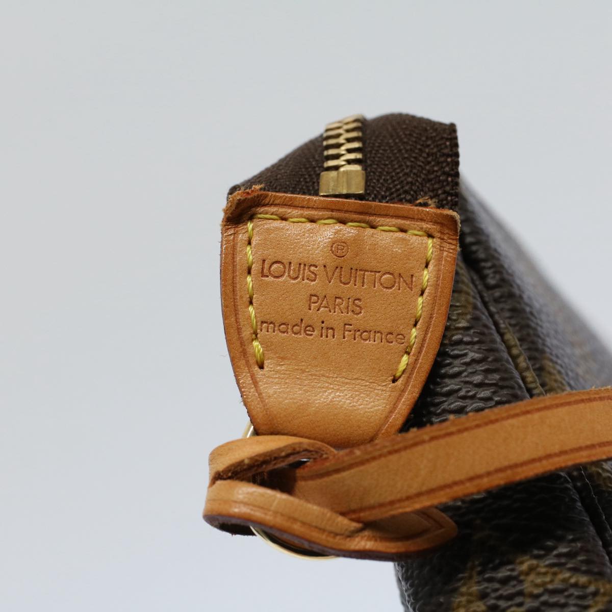 LOUIS VUITTON Monogram Pochette Accessoires Pouch M51980 LV yk8516