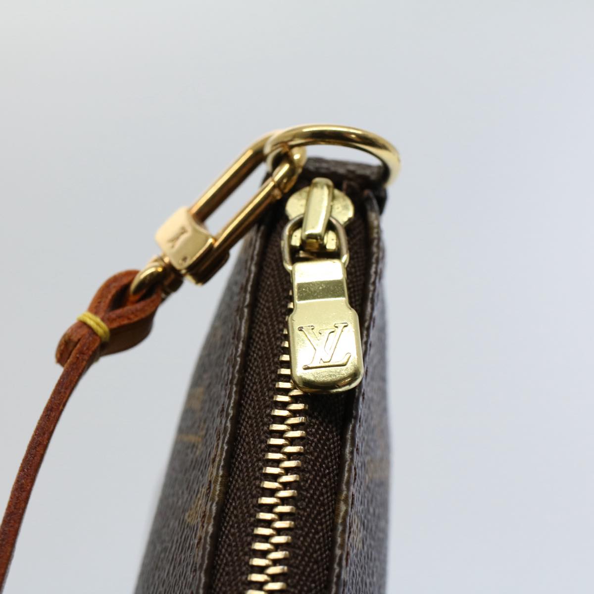LOUIS VUITTON Monogram Pochette Accessoires Pouch M51980 LV yk8516