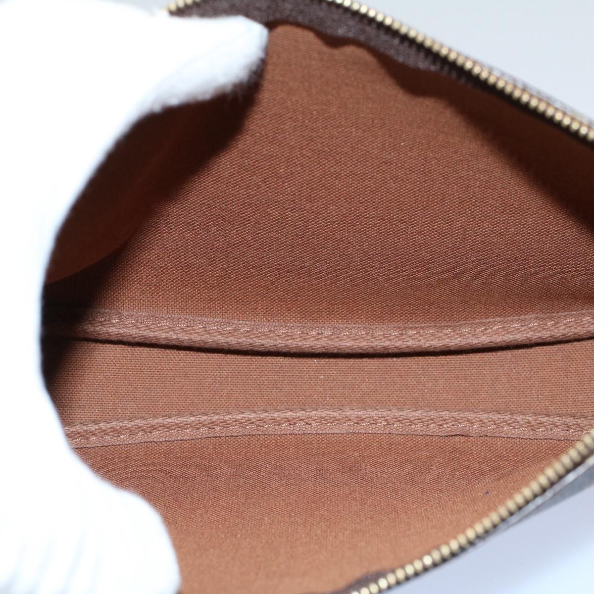 LOUIS VUITTON Monogram Pochette Accessoires Pouch M51980 LV yk8516