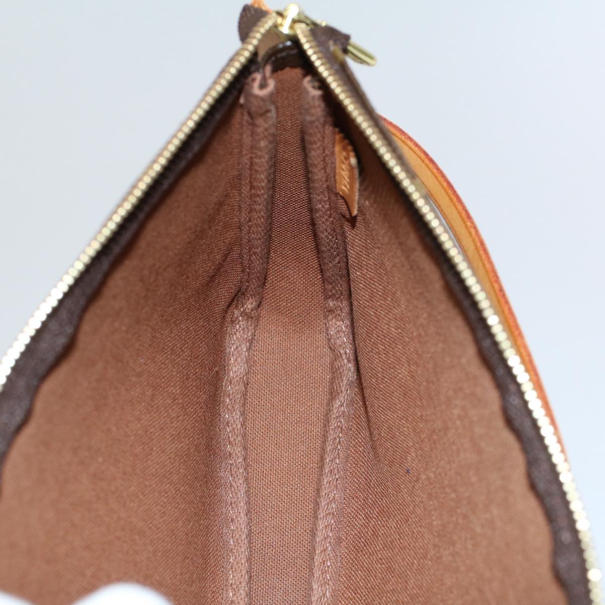LOUIS VUITTON Monogram Pochette Accessoires Pouch M51980 LV yk8516