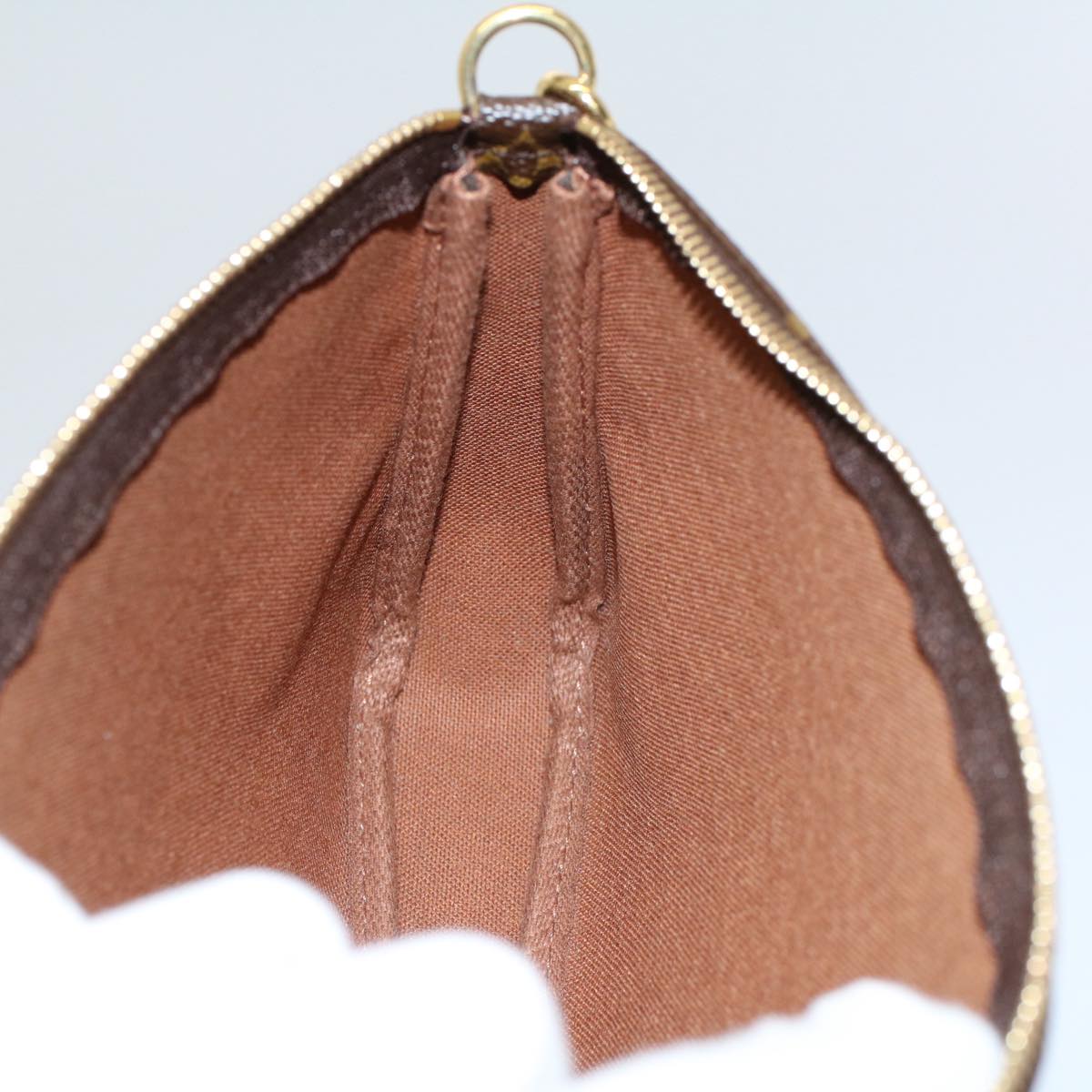 LOUIS VUITTON Monogram Pochette Accessoires Pouch M51980 LV yk8516