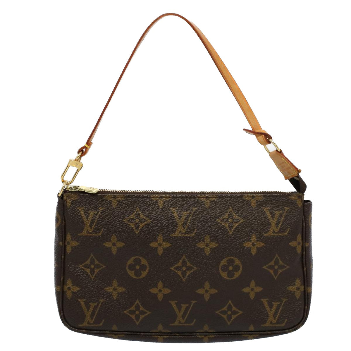 LOUIS VUITTON Monogram Pochette Accessoires Pouch M51980 LV yk8516
