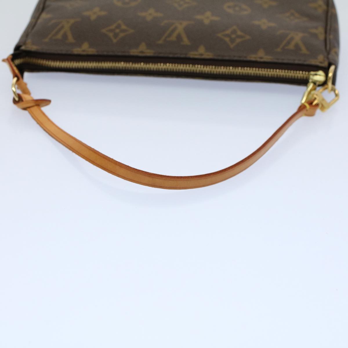 LOUIS VUITTON Monogram Pochette Accessoires Pouch M51980 LV yk8516