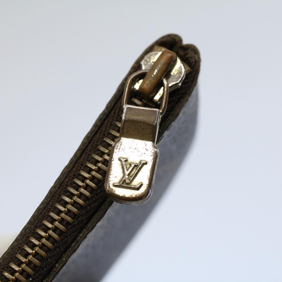 LOUIS VUITTON Monogram Pochette Cles Coin Purse M62650 LV yk8517