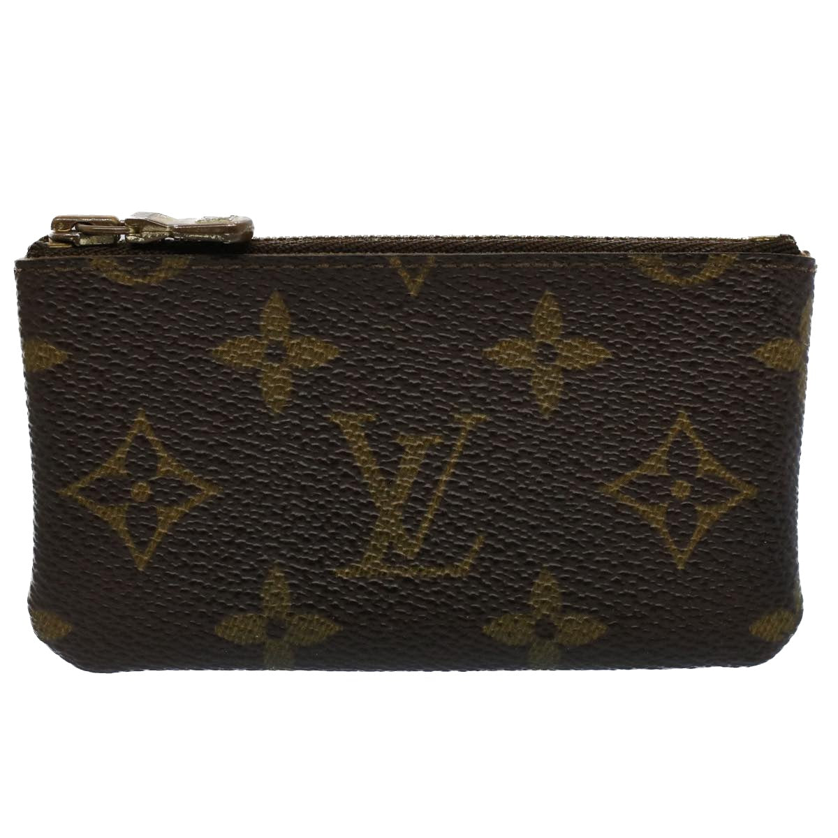 LOUIS VUITTON Monogram Pochette Cles Coin Purse M62650 LV yk8517