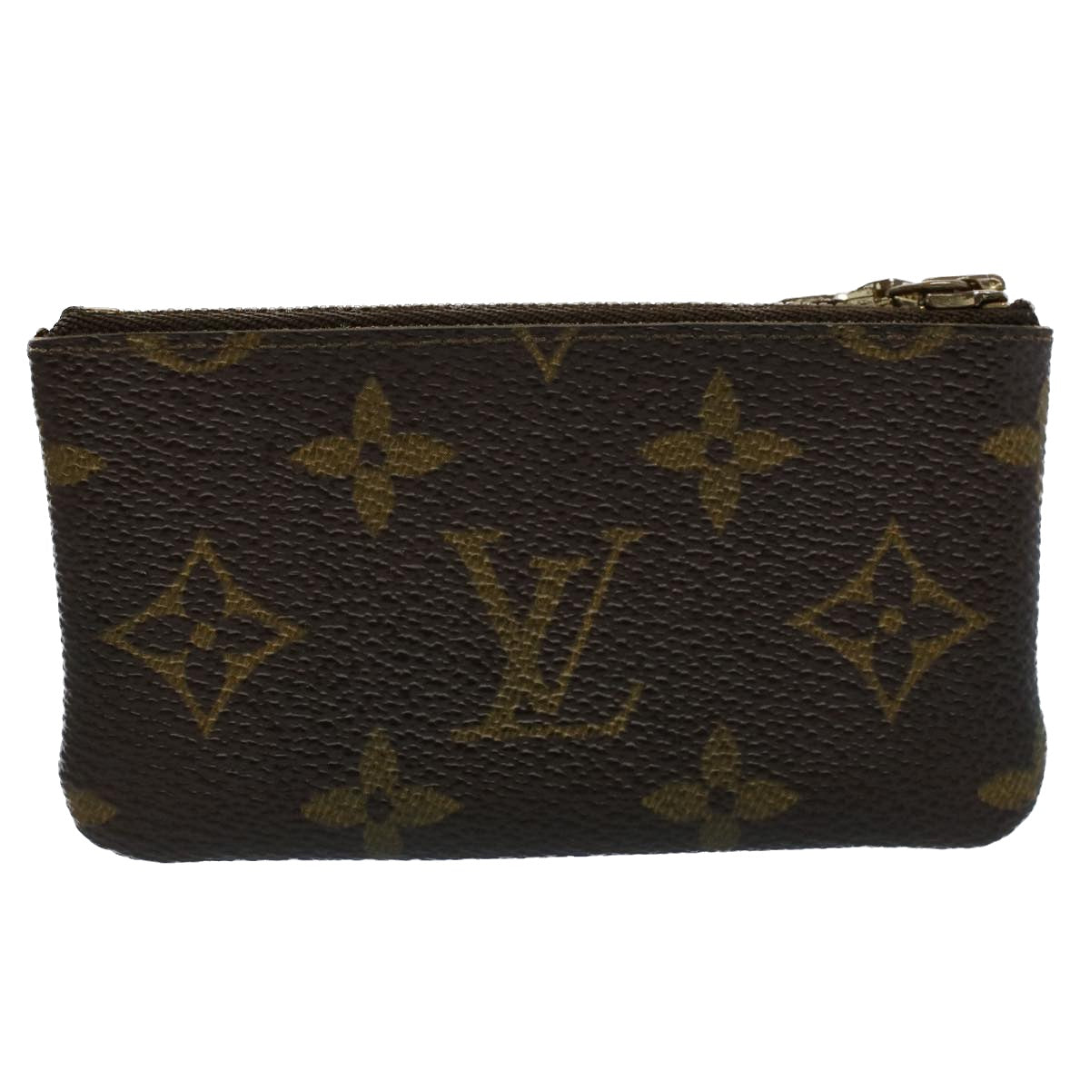 LOUIS VUITTON Monogram Pochette Cles Coin Purse M62650 LV yk8517