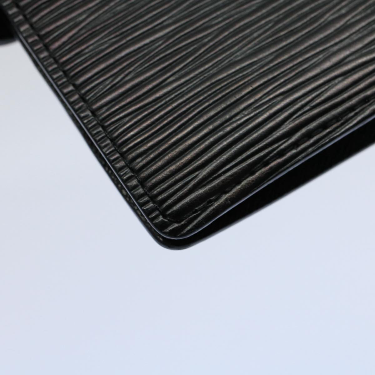 LOUIS VUITTON Epi Agenda PM Day Planner Cover Black R20052 LV yk8539