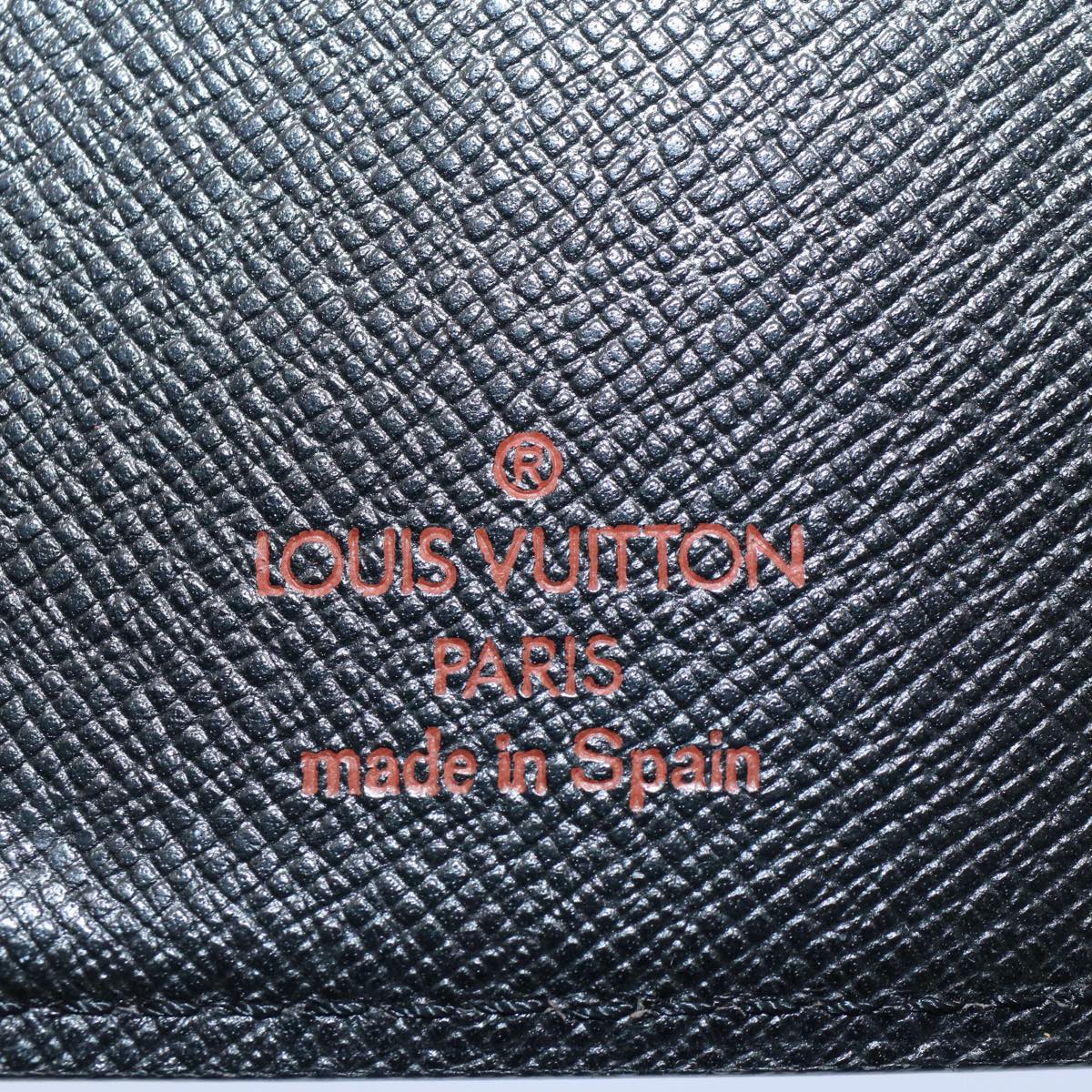 LOUIS VUITTON Epi Agenda PM Day Planner Cover Black R20052 LV yk8539